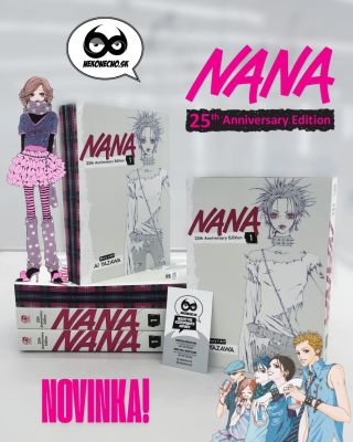 Osláv 25. výročie celosvetovo obľúbenej mangy NANA! Práve sme naskladnili túto špeci edíciu - je fakt nádherná! 🥰 Taktiež...